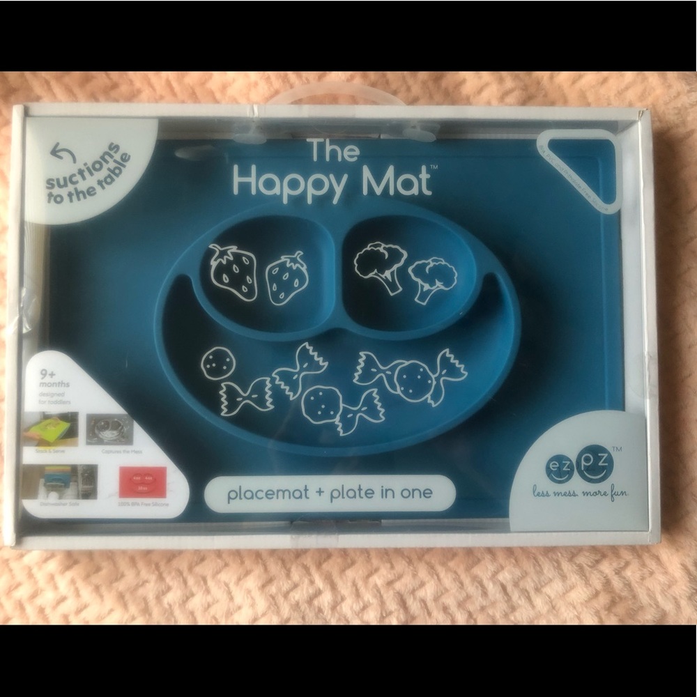 Ezpz Happy Mat - Blue